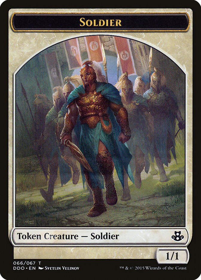 Soldier Token [Duel Decks: Elspeth vs. Kiora] | Mega City Incorporated