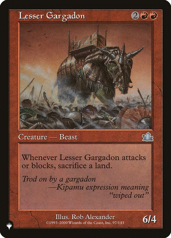 Lesser Gargadon [The List] | Mega City Incorporated