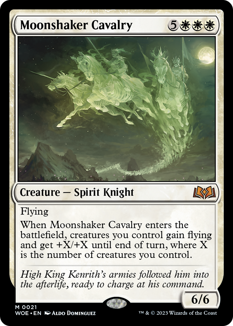 Moonshaker Cavalry [Wilds of Eldraine] | Mega City Incorporated