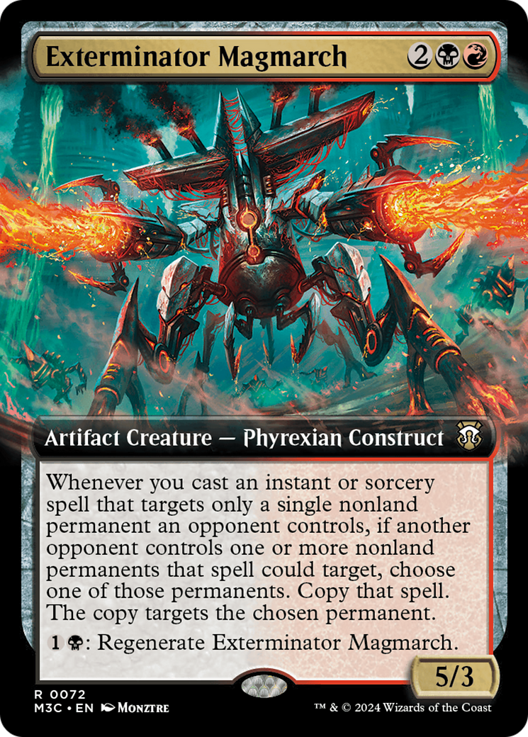 Exterminator Magmarch (Extended Art) [Modern Horizons 3 Commander] | Mega City Incorporated