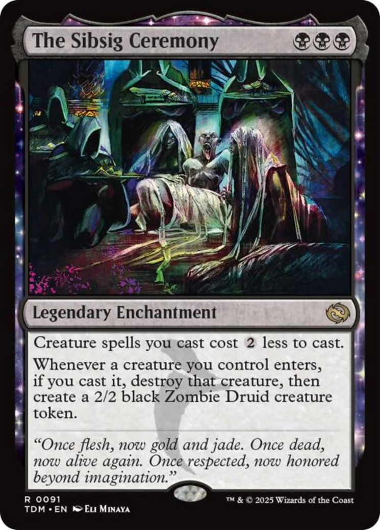 The Sibsig Ceremony [Tarkir: Dragonstorm] | Mega City Incorporated