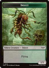 Insect (0013) // Manifest Double-Sided Token [Duskmourn: House of Horror Tokens] | Mega City Incorporated