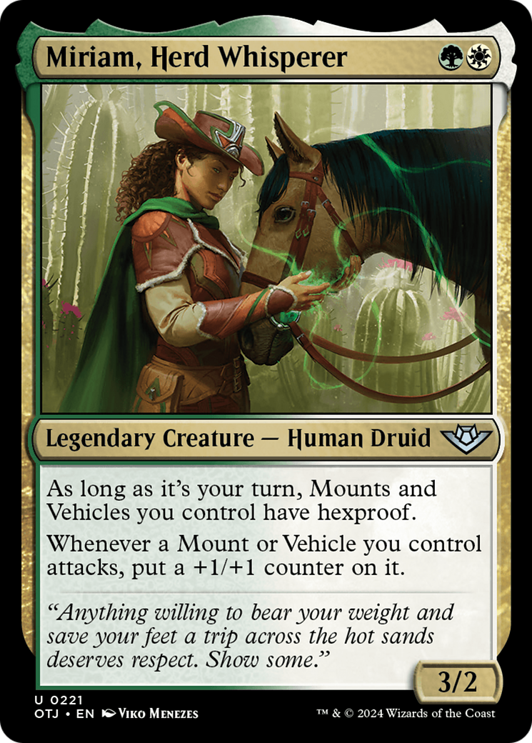 Miriam, Herd Whisperer [Outlaws of Thunder Junction] | Mega City Incorporated