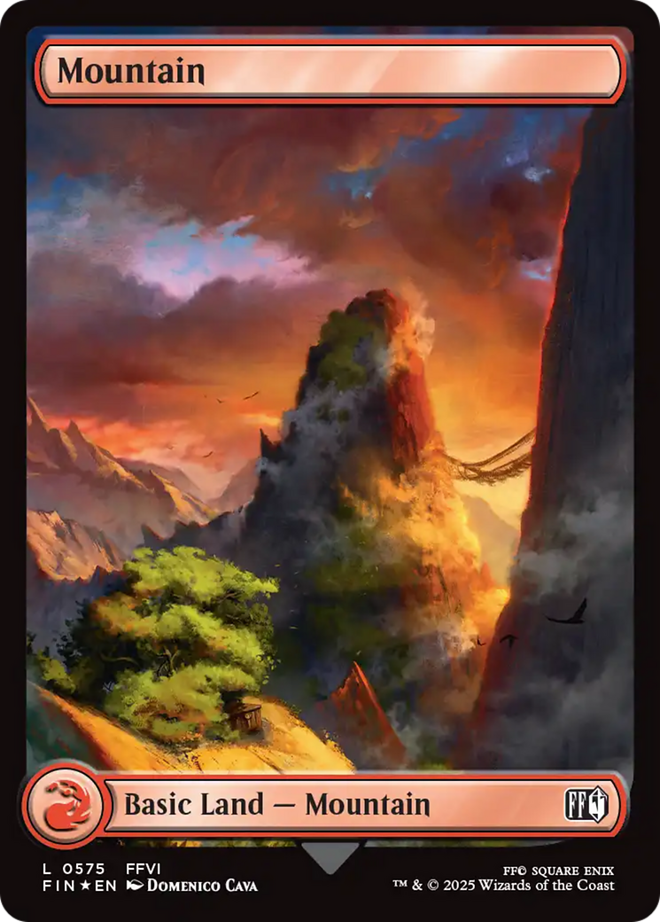 Mountain (0575) (Surge Foil) [FINAL FANTASY] | Mega City Incorporated
