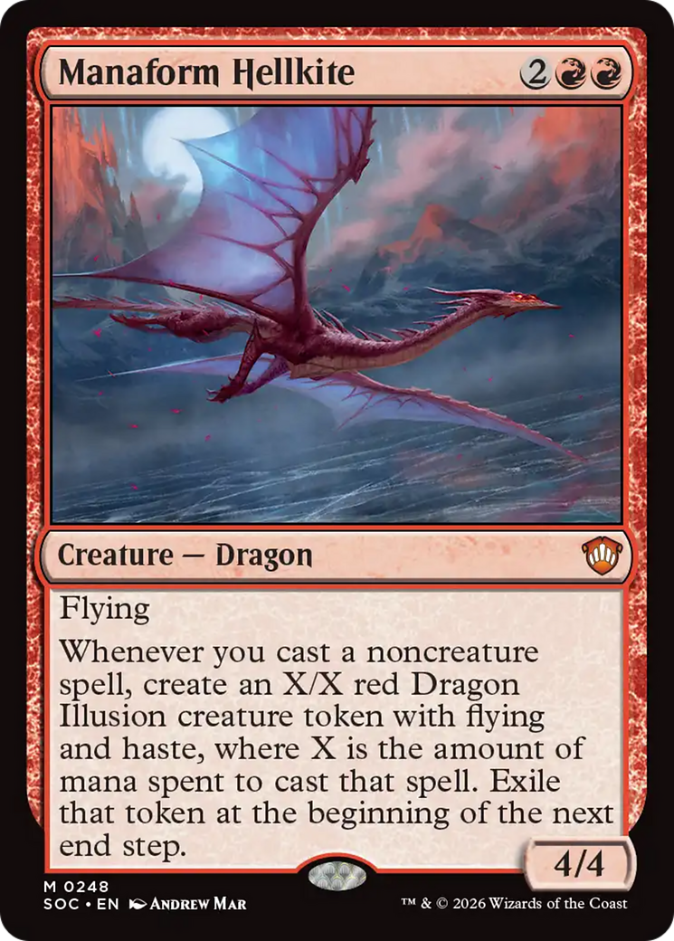Manaform Hellkite [Secrets of Strixhaven Commander] | Mega City Incorporated