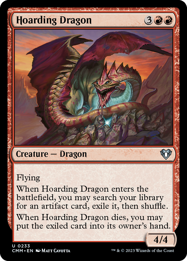 Hoarding Dragon [Commander Masters] | Mega City Incorporated