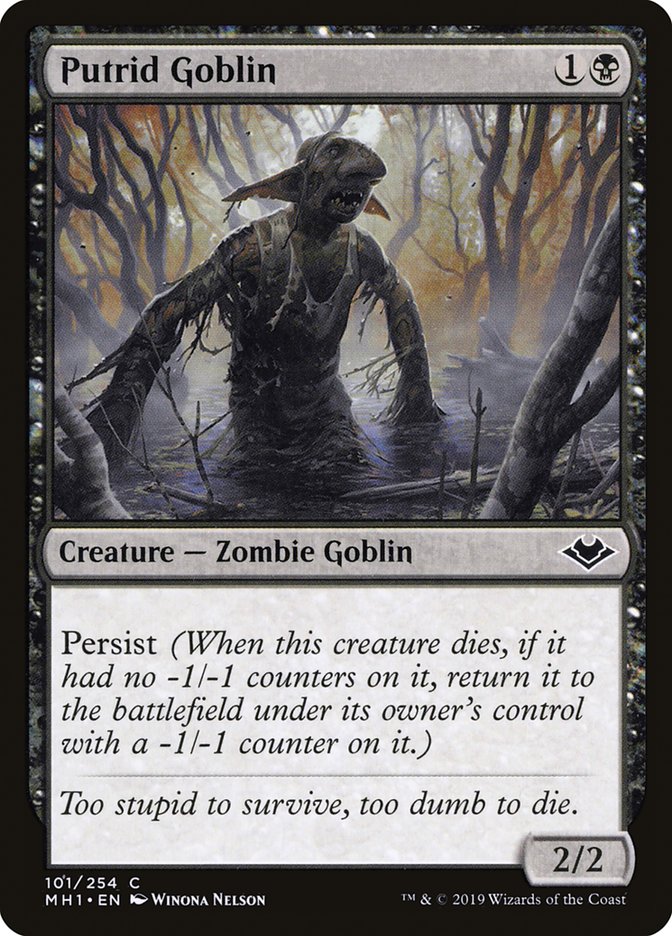 Putrid Goblin [Modern Horizons] | Mega City Incorporated