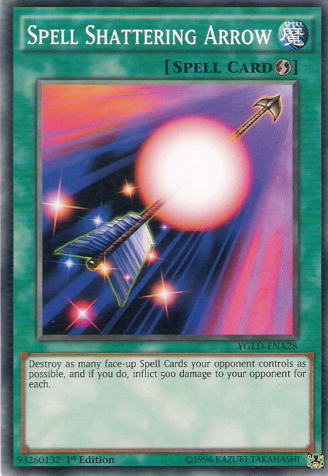 Spell Shattering Arrow [YGLD-ENA28] Common | Mega City Incorporated