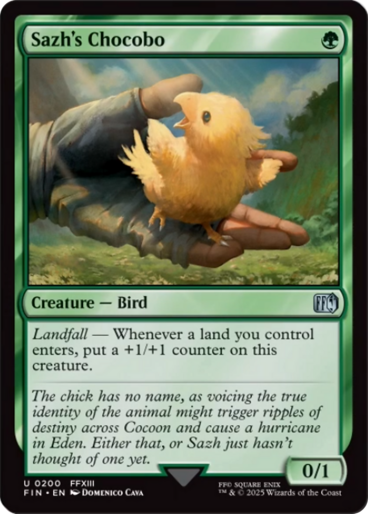 Sazh's Chocobo [FINAL FANTASY] | Mega City Incorporated