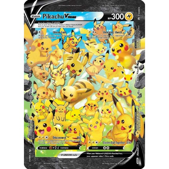 Pikachu V-UNION (Jumbo Card) [Sword & Shield: Black Star Promos] | Mega City Incorporated