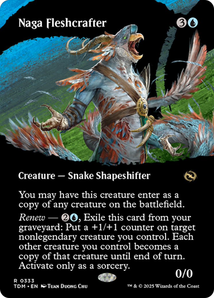 Naga Fleshcrafter (Borderless) [Tarkir: Dragonstorm] | Mega City Incorporated