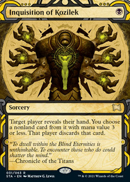 Inquisition of Kozilek (Foil Etched) [Strixhaven: Mystical Archive] | Mega City Incorporated