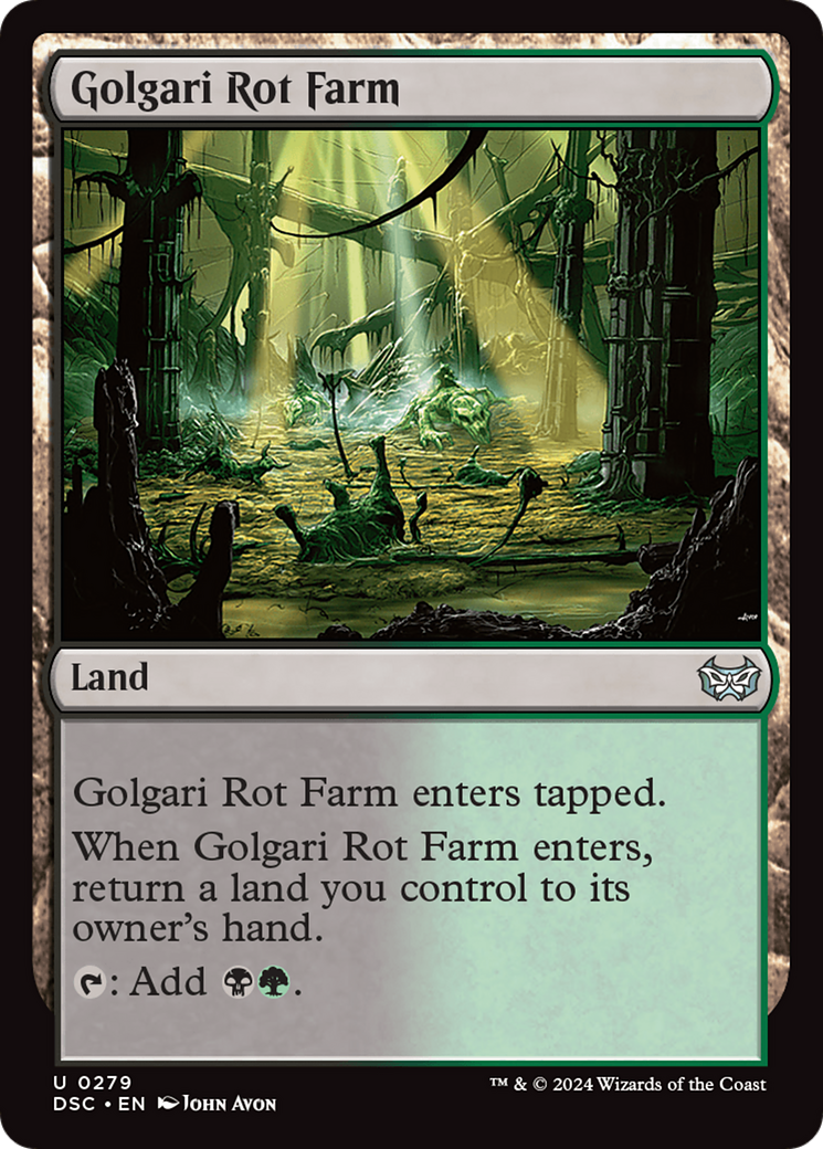 Golgari Rot Farm [Duskmourn: House of Horror Commander] | Mega City Incorporated