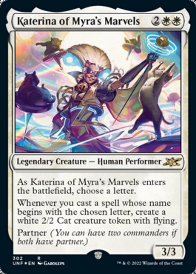 Katerina of Myra's Marvels (Galaxy Foil) [Unfinity] | Mega City Incorporated