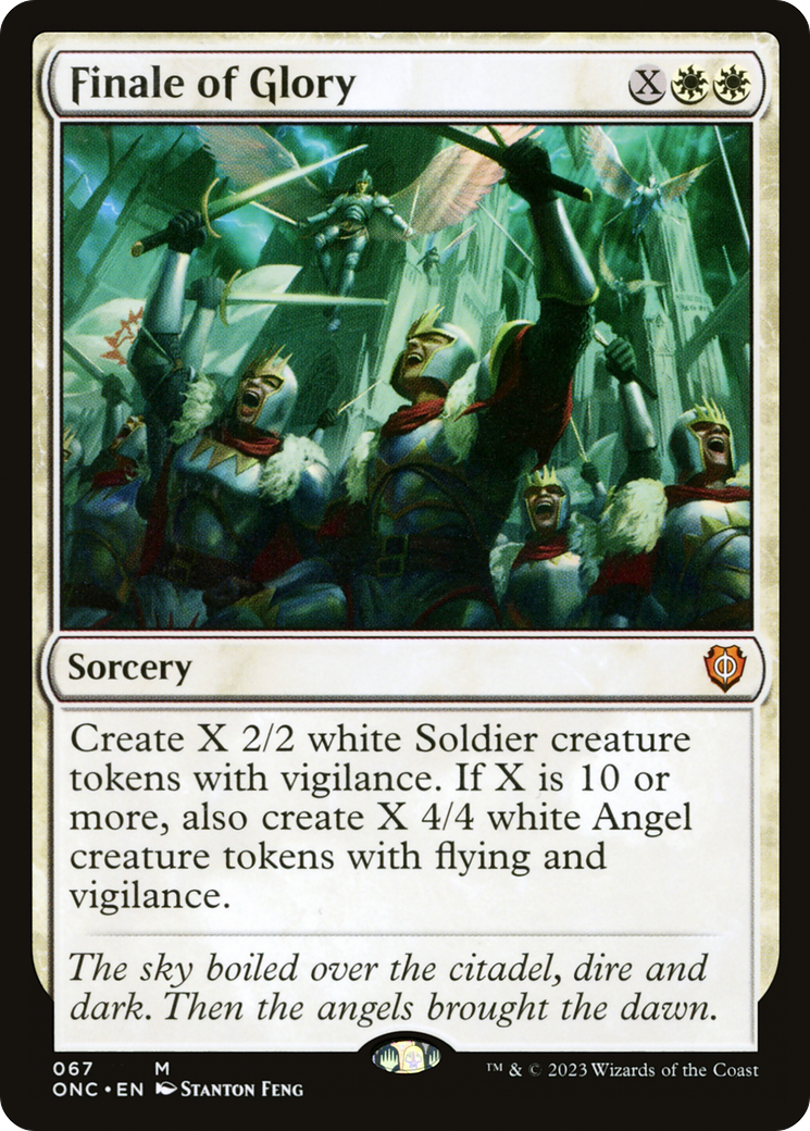 Finale of Glory [Phyrexia: All Will Be One Commander] | Mega City Incorporated