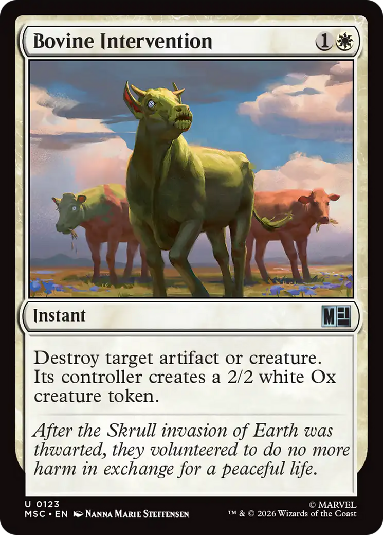 Bovine Intervention [Marvel Super Heroes Commander] | Mega City Incorporated