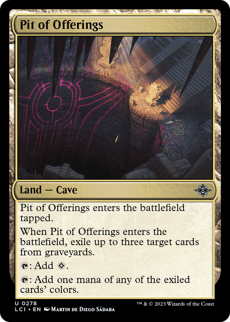 Pit of Offerings [The Lost Caverns of Ixalan] | Mega City Incorporated