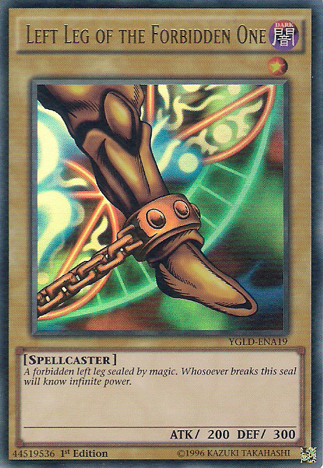 Left Leg of the Forbidden One [YGLD-ENA19] Ultra Rare | Mega City Incorporated
