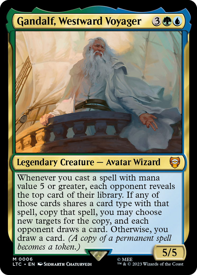 Gandalf, Westward Voyager [The Lord of the Rings: Tales of Middle-Earth Commander] | Mega City Incorporated