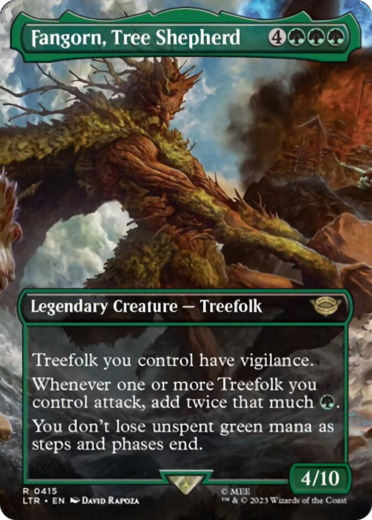 Fangorn, Tree Shepherd (Borderless Alternate Art) [The Lord of the Rings: Tales of Middle-Earth] | Mega City Incorporated