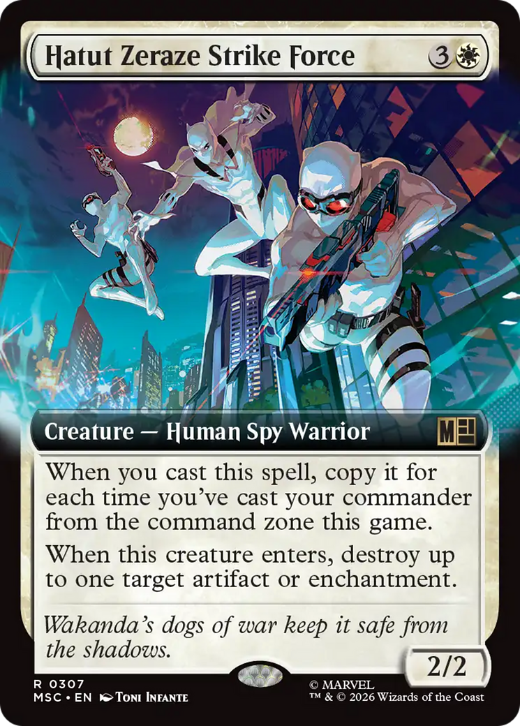 Hatut Zeraze Strike Force (Extended Art) [Marvel Super Heroes Commander] | Mega City Incorporated