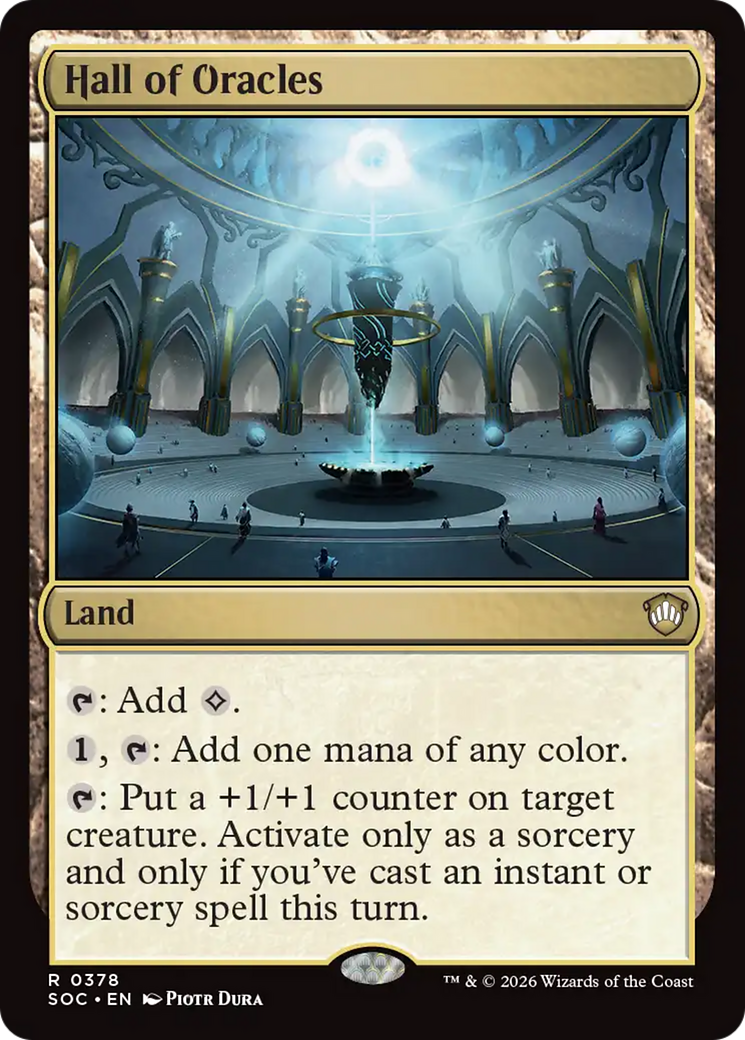 Hall of Oracles [Secrets of Strixhaven Commander] | Mega City Incorporated