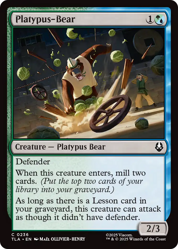 Platypus-Bear [Avatar: The Last Airbender] | Mega City Incorporated