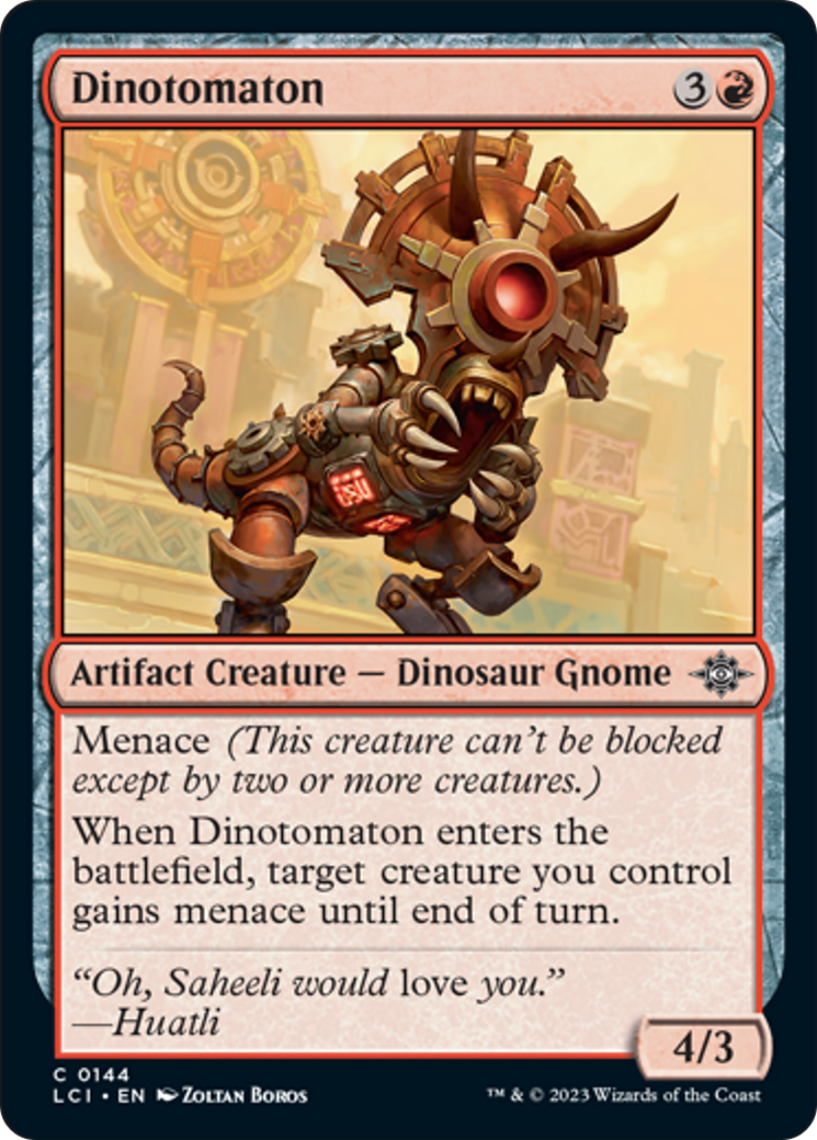 Dinotomaton [The Lost Caverns of Ixalan] | Mega City Incorporated