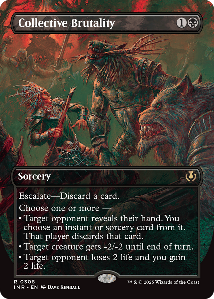 Collective Brutality (Borderless) [Innistrad Remastered] | Mega City Incorporated