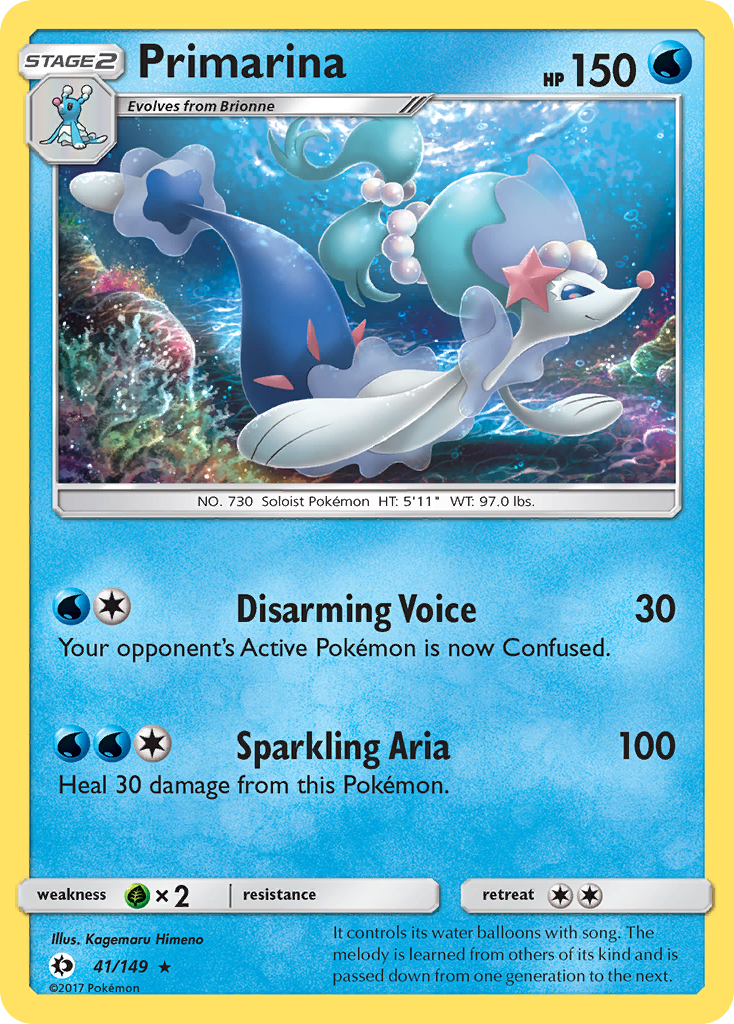 Primarina (41/149) [Sun & Moon: Base Set] | Mega City Incorporated