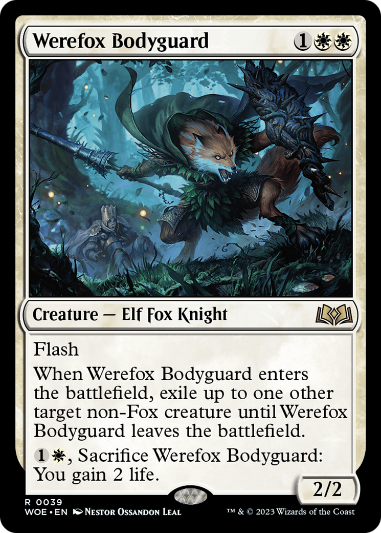 Werefox Bodyguard [Wilds of Eldraine] | Mega City Incorporated