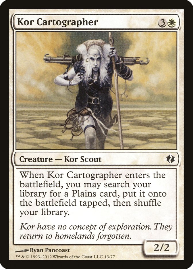 Kor Cartographer [Duel Decks: Venser vs. Koth] | Mega City Incorporated