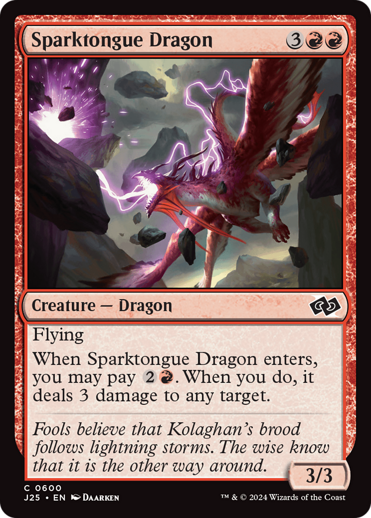 Sparktongue Dragon [Foundations Jumpstart] | Mega City Incorporated