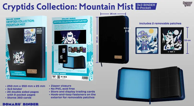 Gatherers' Tavern 9 PKT Domaru Binder Cryptide Collection - Mountain Mist | Mega City Incorporated