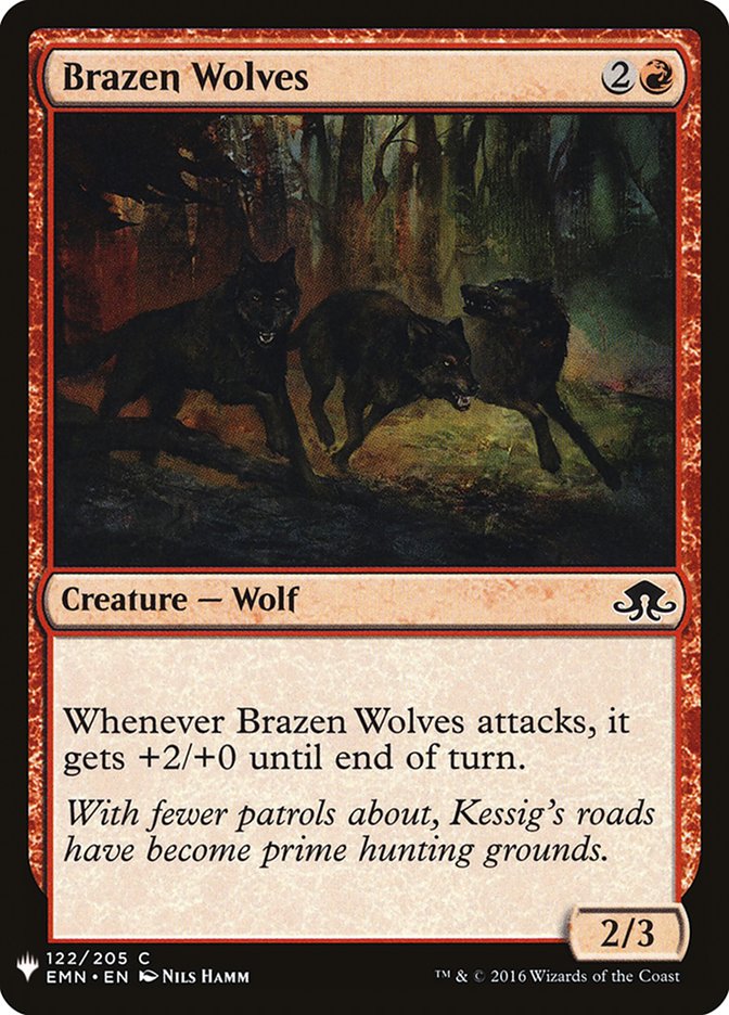 Brazen Wolves [Mystery Booster] | Mega City Incorporated