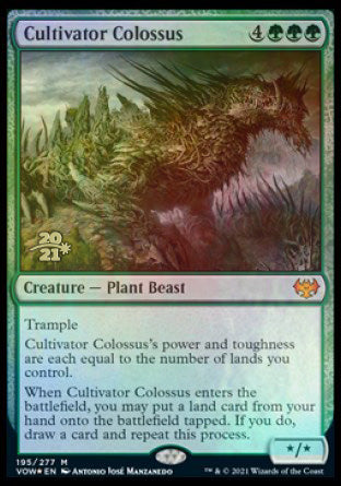 Cultivator Colossus [Innistrad: Crimson Vow Prerelease Promos] | Mega City Incorporated