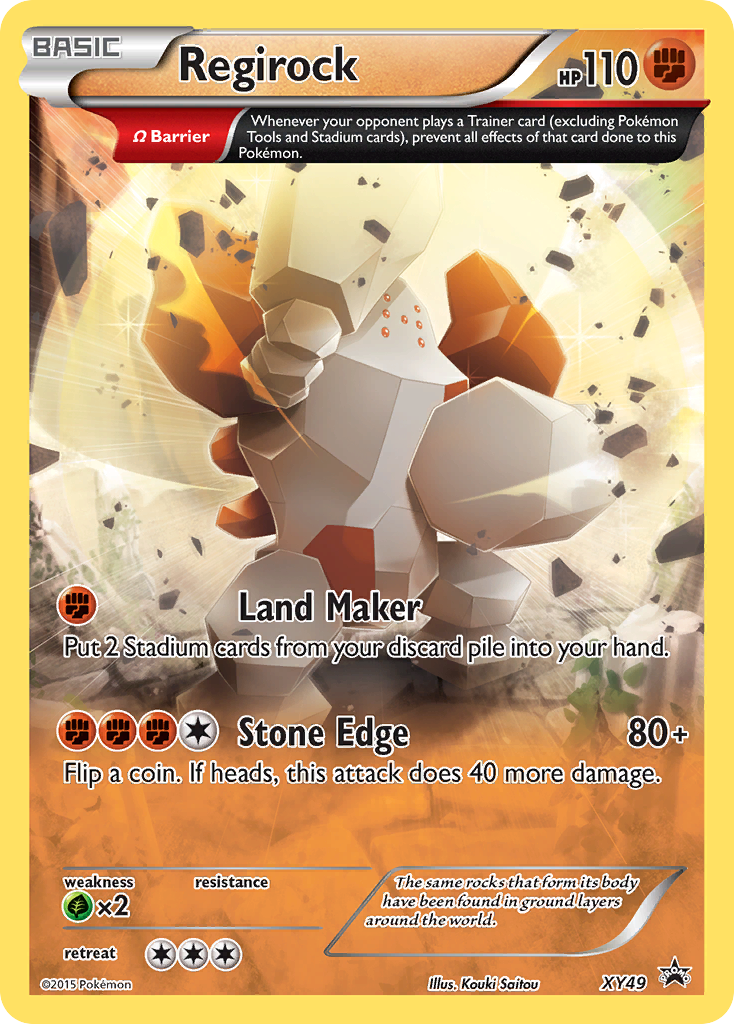 Regirock (XY49) [XY: Black Star Promos] | Mega City Incorporated