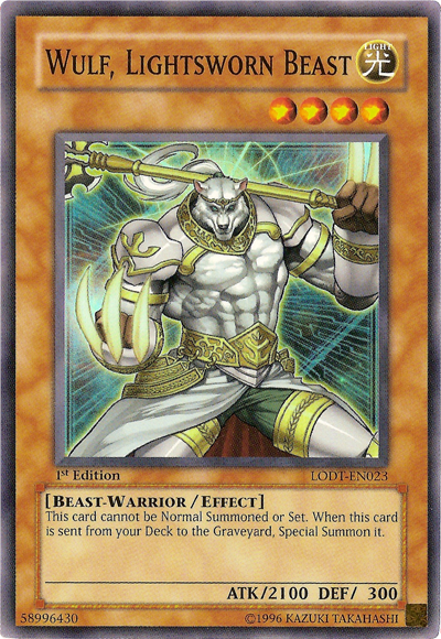 Wulf, Lightsworn Beast [LODT-EN023] Super Rare | Mega City Incorporated