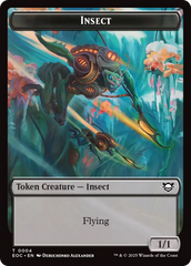 Insect // Beast (0005) Double-Sided Token [Edge of Eternities Commander Tokens] | Mega City Incorporated