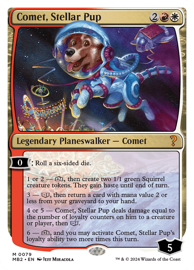 Comet, Stellar Pup [Mystery Booster 2] | Mega City Incorporated