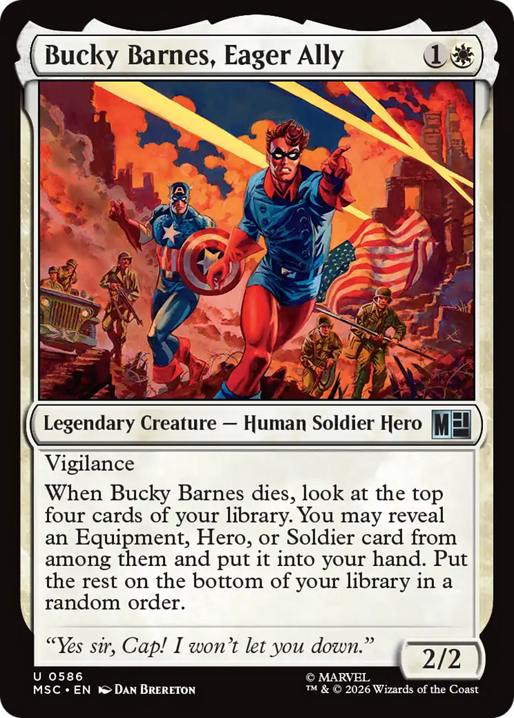 Bucky Barnes, Eager Ally [Marvel Super Heroes Commander] | Mega City Incorporated