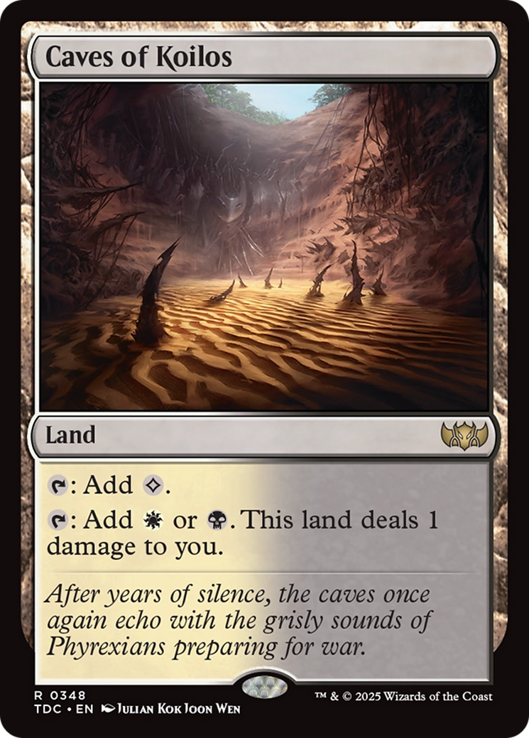 Caves of Koilos [Tarkir: Dragonstorm Commander] | Mega City Incorporated