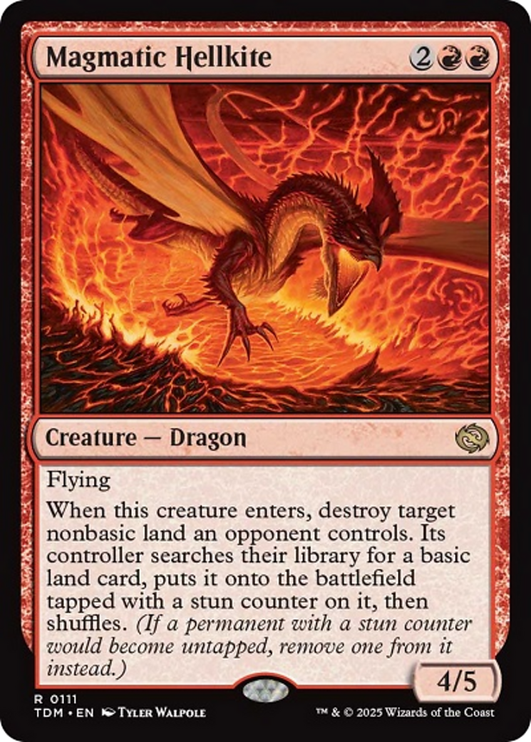 Magmatic Hellkite [Tarkir: Dragonstorm] | Mega City Incorporated