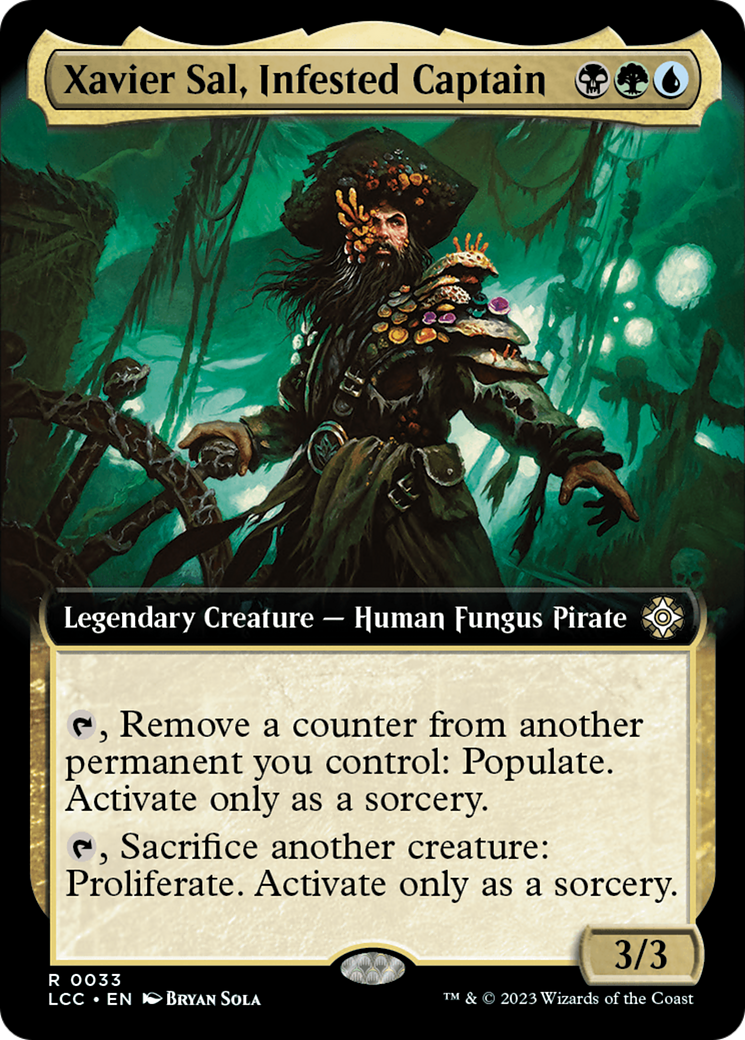 Xavier Sal, Infested Captain (Extended Art) [The Lost Caverns of Ixalan Commander] | Mega City Incorporated
