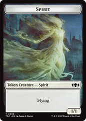 Angel // Spirit Double-Sided Token [Tarkir: Dragonstorm Commander Tokens] | Mega City Incorporated