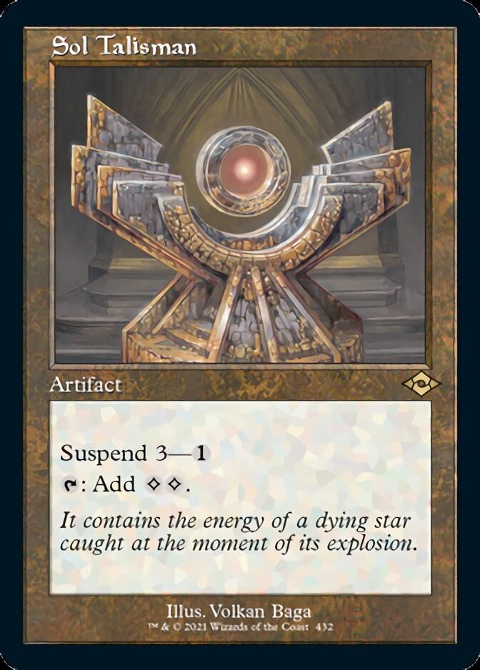 Sol Talisman (Retro Foil Etched) [Modern Horizons 2] | Mega City Incorporated