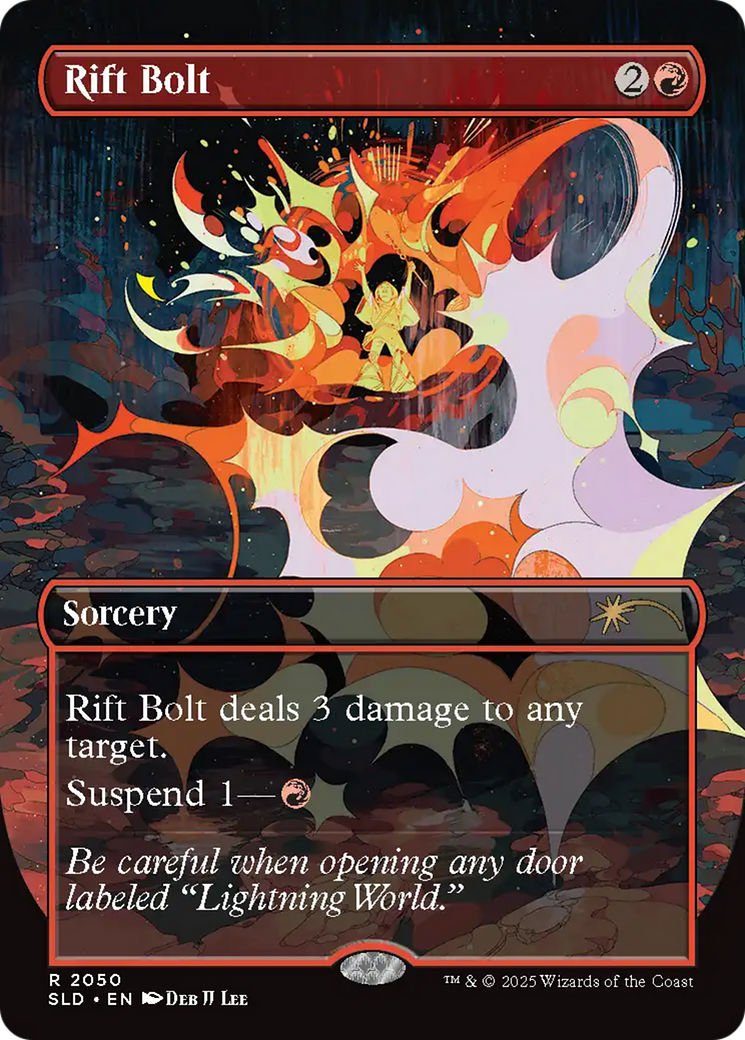 Rift Bolt (2050) (Rainbow Foil) [Secret Lair Drop Series] | Mega City Incorporated
