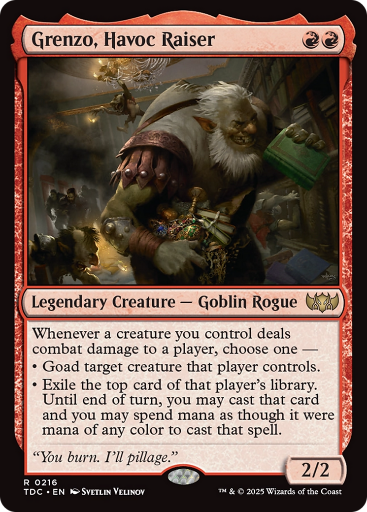 Grenzo, Havoc Raiser [Tarkir: Dragonstorm Commander] | Mega City Incorporated