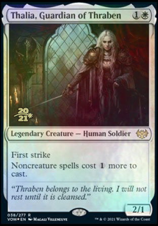 Thalia, Guardian of Thraben [Innistrad: Crimson Vow Prerelease Promos] | Mega City Incorporated