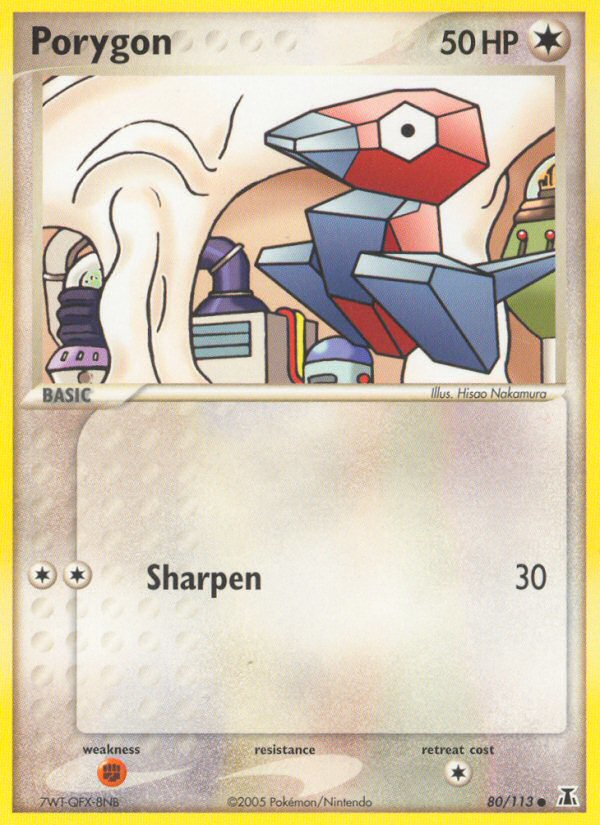 Porygon (80/113) [EX: Delta Species] | Mega City Incorporated